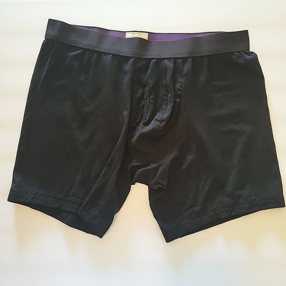 Nwot Meundies Men's Black Boxer Brief Underwear Size Small
